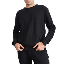 Load image into Gallery viewer, Black Engraving Sweater
