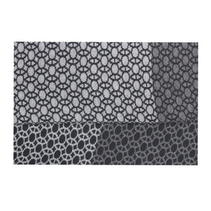 Zenon Unisex Double Side Scarf - Black, Grey