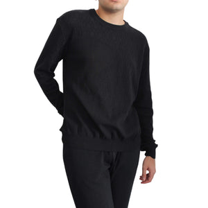 Black Engraving Sweater