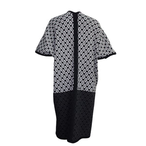 Aneira Reversible Knit Wrap - Black, Charcoal, Off White