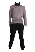 Load image into Gallery viewer, Deux Côtés Sweater - Charcoal, Pink, Black
