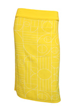 Load image into Gallery viewer, Play Yellow Midi Skirt

