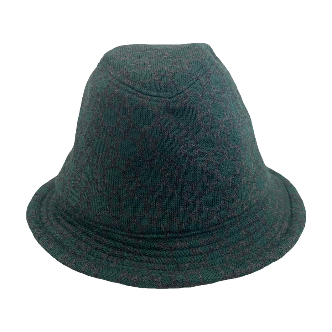 Deux Côtés Bucket Hat - Charcoal, Forrest Green
