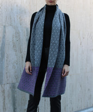 Load image into Gallery viewer, Double Side Scarf - Grey-Purple
