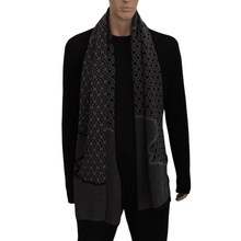 Load image into Gallery viewer, Kirby Unisex Double Side Scarf - Black, Grey
