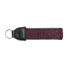 Load image into Gallery viewer, Keyring - Burgundy Charcoal Silver
