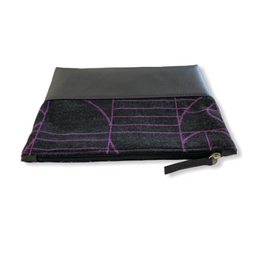 Unisex Play Pouch - Charcoal, Purple