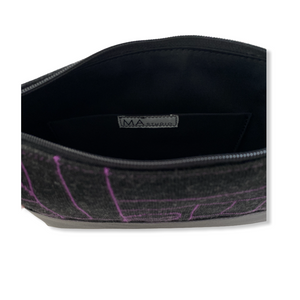 Unisex Play Pouch - Charcoal, Purple