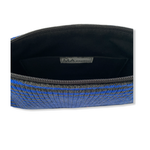 Unisex Play Pouch - Charcoal, Electric Blue