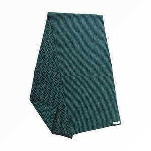 Unisex Double Side Scarf - Charcoal, Forrest Green