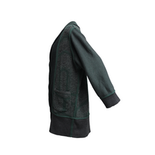 Load image into Gallery viewer, Iason Patchwork Shawl Collar Reversible Engraving Cardigan
